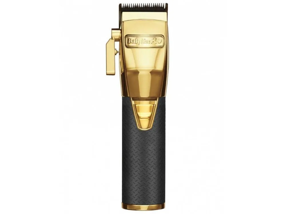 Jen Po Omezenou Doba BABYLISS PRO FX8700 GBPE GOLDFX BOOST+ - Profesionální stříhací strojek na vlasy 45mm - černozlatý