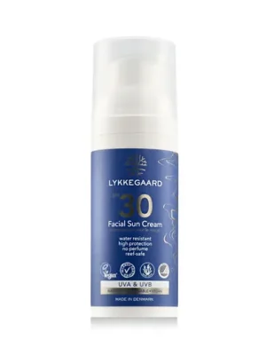 Nejlepší Volba Lykkegaard Facial Sun Cream SPF 30 50 ml