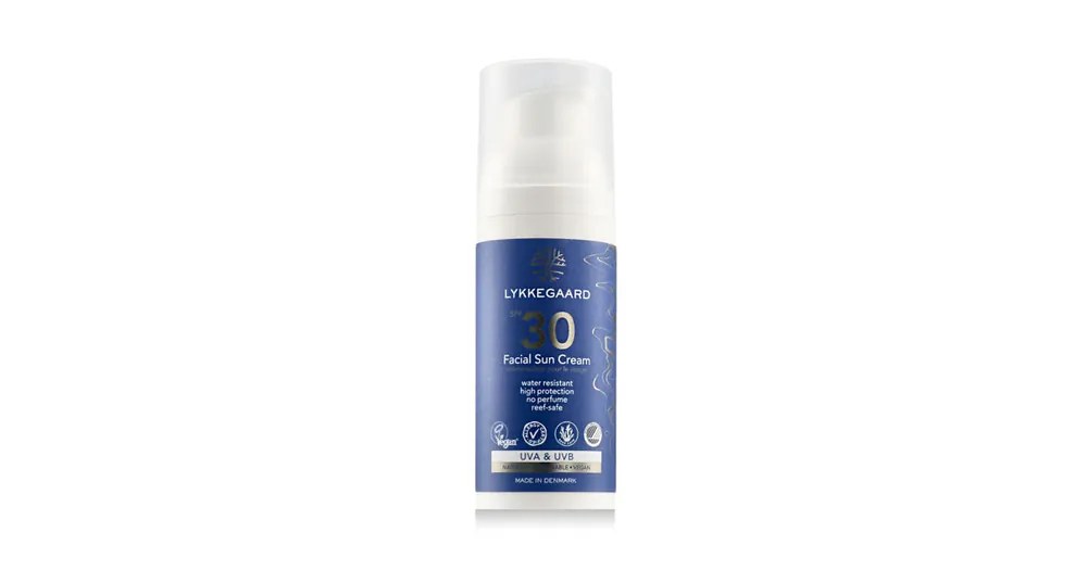 Nejlepší Volba Lykkegaard Facial Sun Cream SPF 30 50 ml
