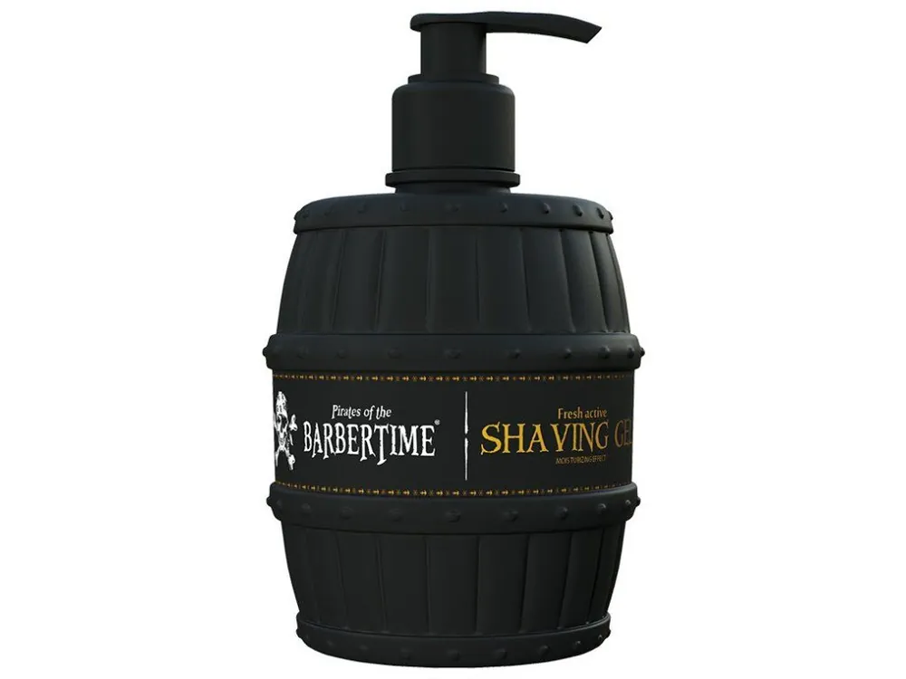 BARBERTIME Shaving Gel Fresh Active 1000ml - gel na holení Speciální Cena