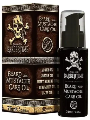 BARBERTIME Beard And Mustache Care Oil 75ml - olej na vousy a knír Nakupujte Hned