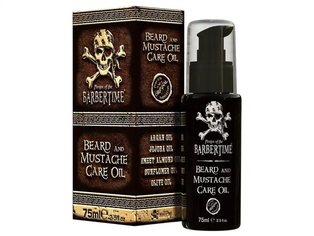 BARBERTIME Beard And Mustache Care Oil 75ml - olej na vousy a knír Nakupujte Hned