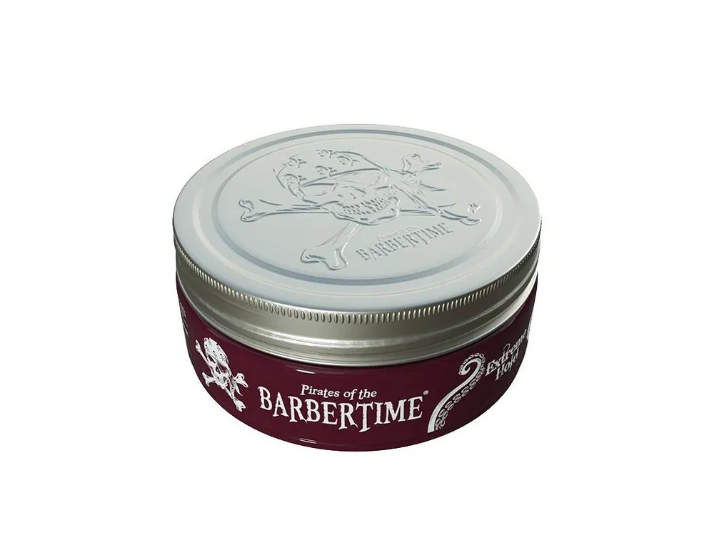 Vysoce Kvalitní BARBERTIME Extreme Hold Matte Pomade 150ml - extra silně tužící matná pomáda na vlasy