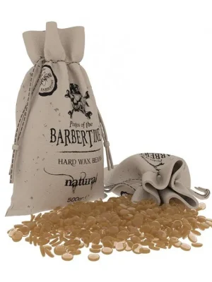 BARBERTIME Hard Wax Beans Natural 500g - depilační vosková zrnka Vrácení Zdarma