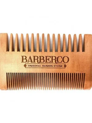 Objednat Nyní BARBERCO Dřevěný dvoustranný hřeben pro úpravu knírků a vousů - 9,8cm