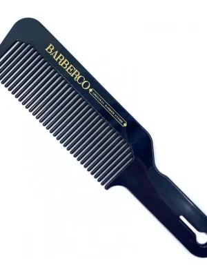 BARBERCO Clipper Comb Black - černý hřeben s ručkou na střihání vlasů Akce
