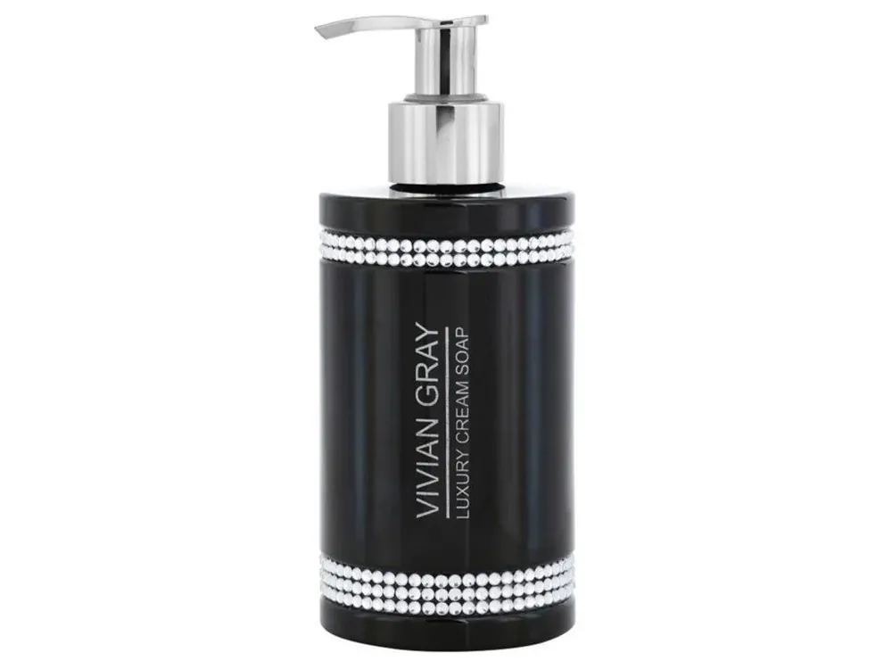Aktuální VIVIAN GRAY CRYSTALS BLACK Luxury Cream Soap 250ml - luxusní tekuté mýdlo na ruce