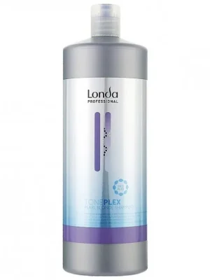 Ověřený LONDA TonePLEX Pearl Blond Shampoo 1000ml - fialový šampon na vlasy pro studenou blond