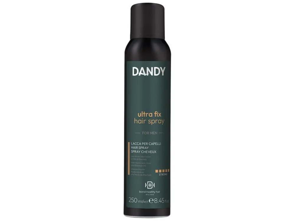DANDY For Men Ultra Fix Hair Spray 250ml - ultra silný lak na vlasy pro muže Vrácení Zdarma