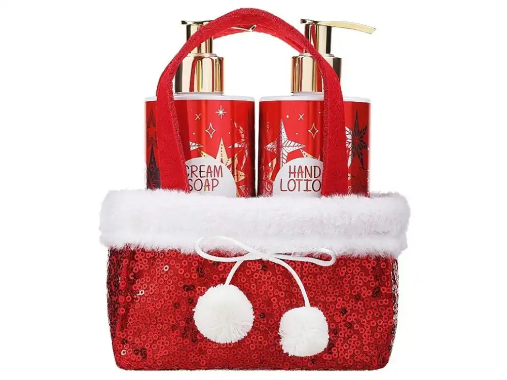 Must-Have VIVIAN GRAY CHRISTMAS Red Set - Crema Soap + Hand Lotion 2x250ml - tekuté mýdlo + mléko na ruce