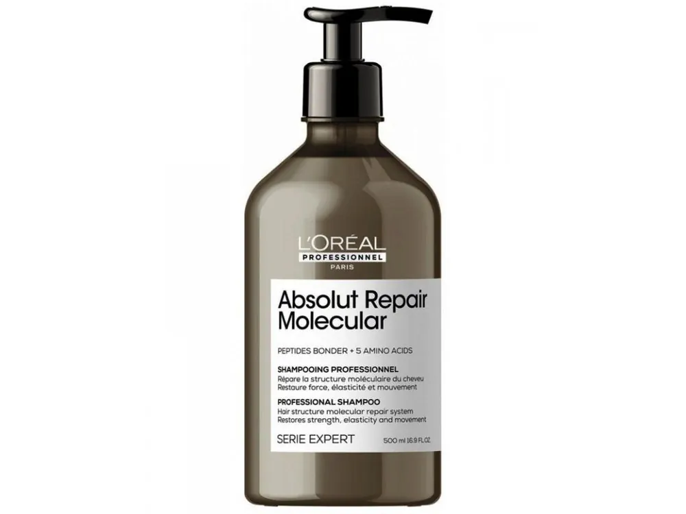 Jen Po Omezenou Doba LOREAL Serie Expert Absolut Repair Molecular Shampoo 500ml - pro značně poškozené vlasy