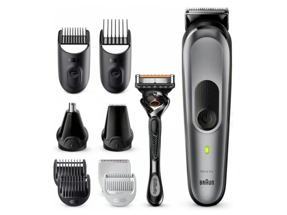 BRAUN MGK 7420 All-in-One Style Kit 10in1 víceúčelový zastřihovač + holicí strojek Gillette Výprodej