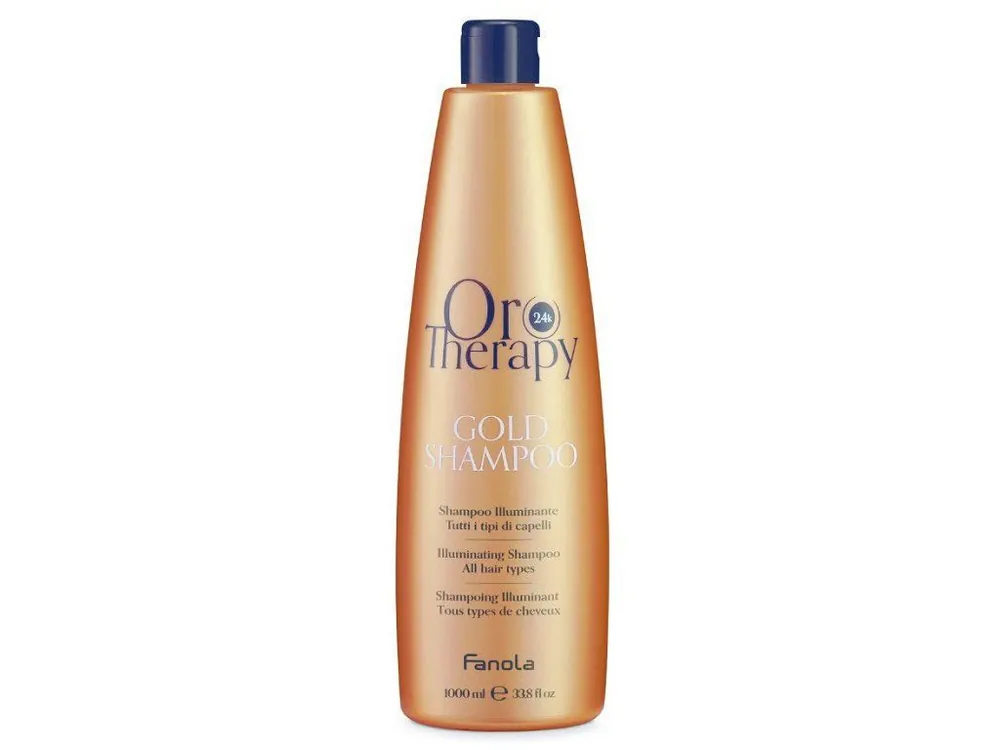 FANOLA Oro Therapy 24K Gold Shampoo Illuminante 1000ml - šampon s arganovým olejem Přímo Od Výrobce