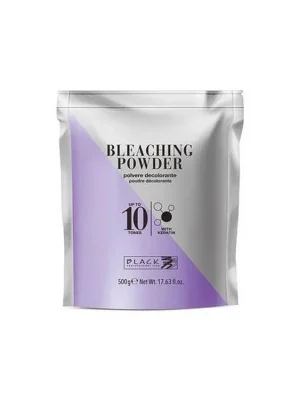 BLACK Professional Bleaching Powder With Keratin - melír zesvětlující o 10 tónů - sáček 500g Horká Nabídka