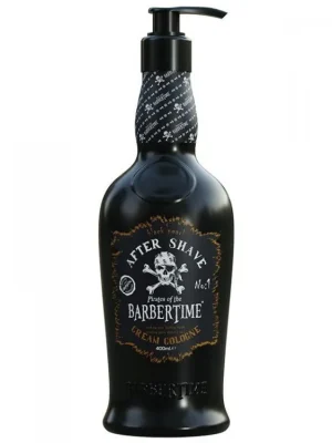 BARBERTIME No.1 Cream Cologne Black Pearl 400ml - krémová kolínská, balzám po holení Top Prodej