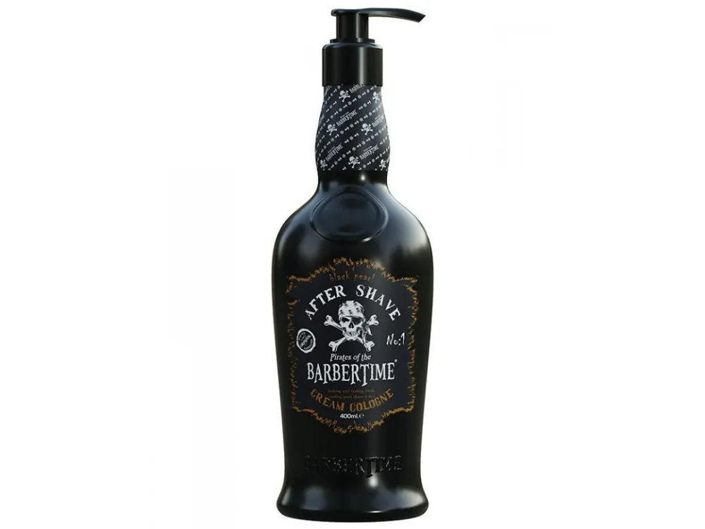 BARBERTIME No.1 Cream Cologne Black Pearl 400ml - krémová kolínská, balzám po holení Top Prodej