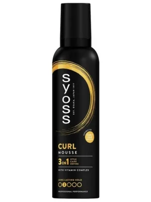 SYOSS Professional CURL 3in1 Mousse 250ml - pěnové tužidlo pro vlnité vlasy Vysoce Kvalitní