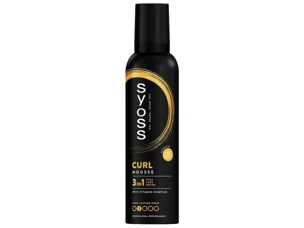 SYOSS Professional CURL 3in1 Mousse 250ml - pěnové tužidlo pro vlnité vlasy Vysoce Kvalitní