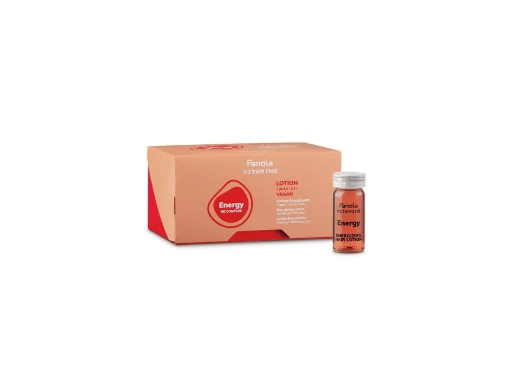 FANOLA Vitamins Energy Energizing Lotion 12x10ml - kúra proti vypadávání vlasů - ampulky Super Cena