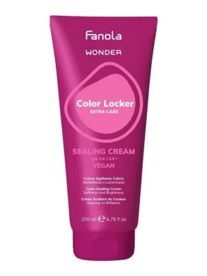 Dokud Zásoby Vydrží FANOLA Wonder Color Locker Sealing Cream 200ml - péče na ochranu barvy
