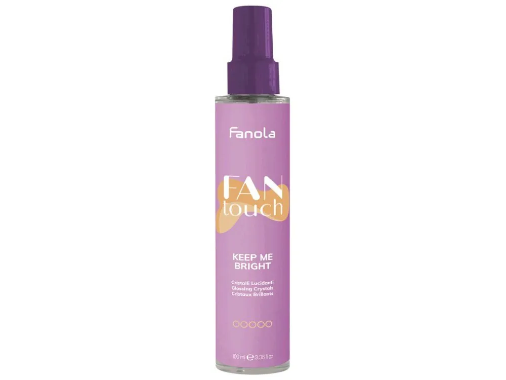 FANOLA Fan Touch Keep Me Bright Glossing Crystals 100ml - krystaly proti krepatění a lesk vlasů Doprava Zdarma