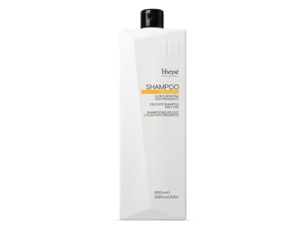 BHEYSÉ Professional Delicato Shampoo 1000ml - šampon s keratinem a Aloe Vera pro denní mytí Akční Cena