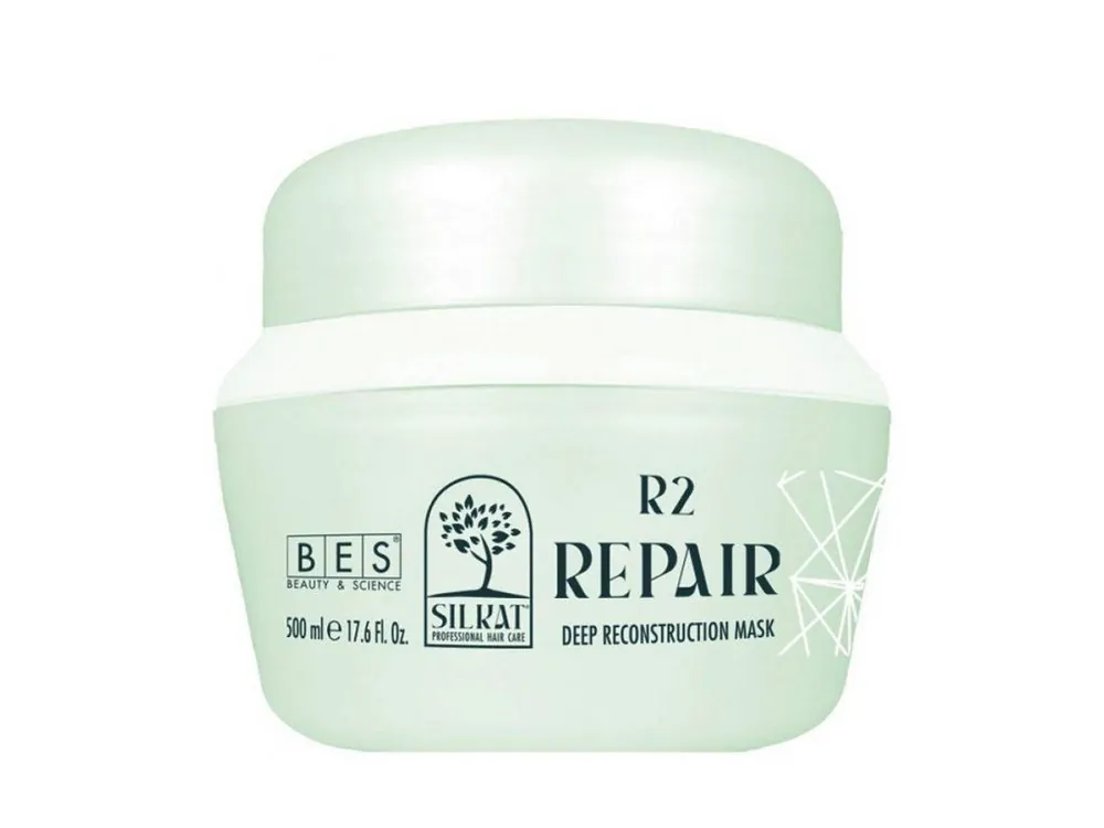BES Silkat Repair R2 Deep Reconstruction Mask 500ml - Opravná kúra pro zničené vlasy Pouze Dnes