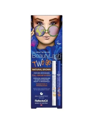 REFECTOCIL Two Go BeautyLash Natural Brown - Barvicí pero na obočí - přírodní hnědá Autentický