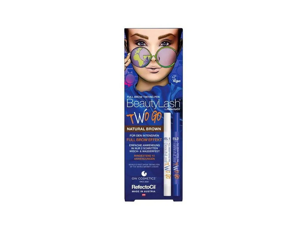 REFECTOCIL Two Go BeautyLash Natural Brown - Barvicí pero na obočí - přírodní hnědá Autentický