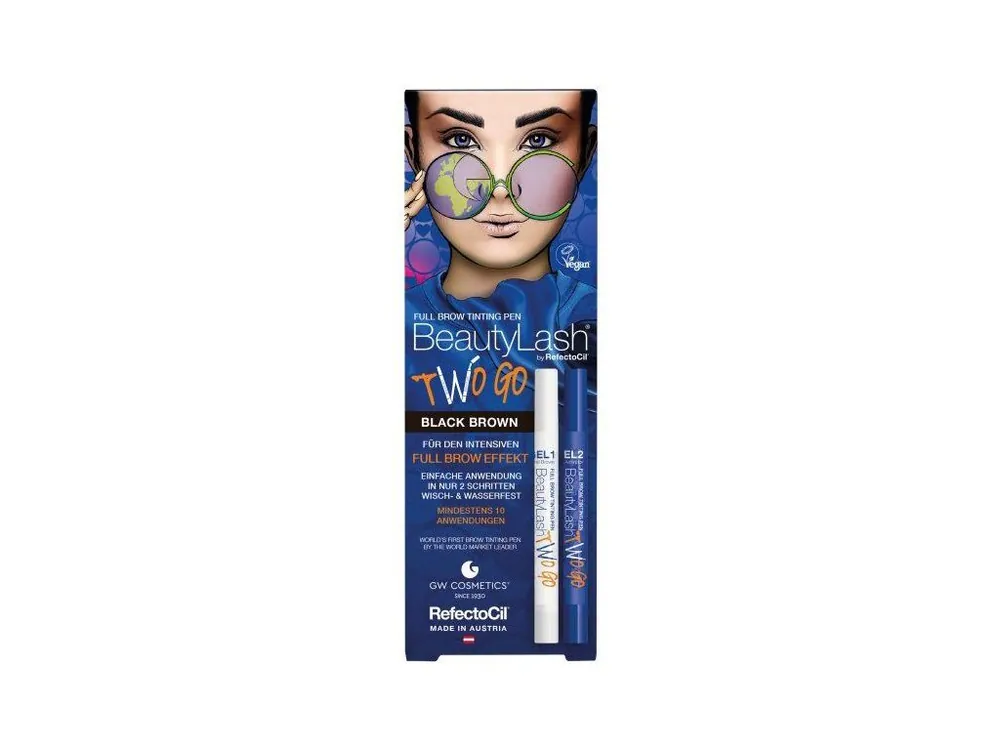 Výhodná Nabídka REFECTOCIL Two Go BeautyLash Black Brown - Barvicí pero na obočí - černo hnědá
