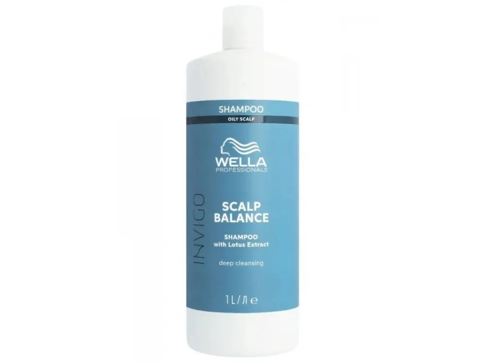 WELLA Invigo Scalp Balance Deep Cleansing Shampoo 1000ml - čistící šampon na mastnou pokožku Top Prodej