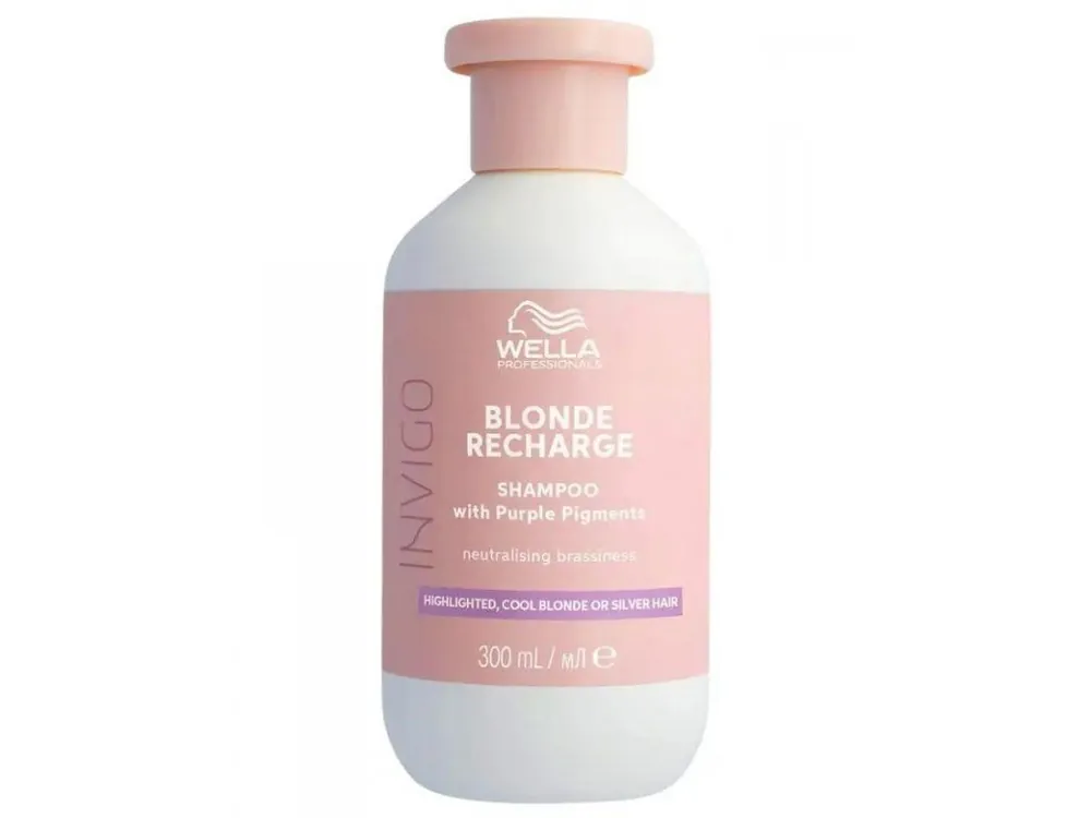 Vrácení Zdarma WELLA Invigo Cool Blonde Recharge Shampoo 300ml - šampon pro studenou blond