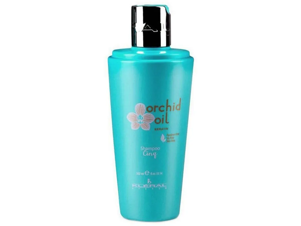 KLÉRAL Orchid Oil Keratin Cinq Shampoo 300ml - keratinový šampon na barvené a odbarvené vlasy Cenová Bomba