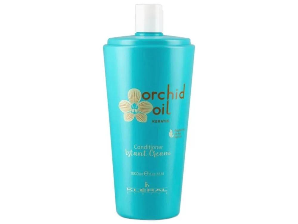 Koupit Online KLÉRAL Orchid Oil Keratin Istant Cream Conditioner 1000ml - kondicionér na poškozené vlasy