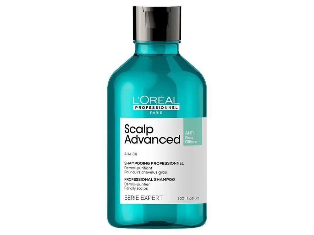 Víkendová Akce L´ORÉAL Scalp Advanced Anti-Oiliness Dermo-Purifier Shampoo 300ml - šampon na mastné vlasy
