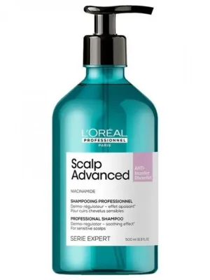 L´ORÉAL Scalp Advanced Anti-Discomfort Shampoo 500ml - šampon pro citlivou pokožku hlavy Časově Omezené