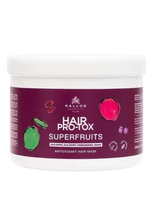 KALLOS Superfruits Pro-Tox Hair Mask 500ml - antioxidační maska na poškozené vlasy Víkendová Akce