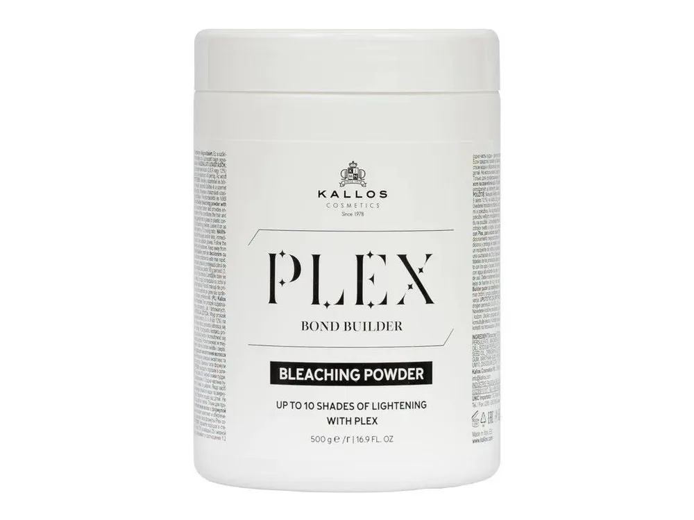 Nejlepší Cena KALLOS Plex Bond Builder Bleaching Powder 500g - melír s Plexem pro zesvětlení až o 10 odstínů