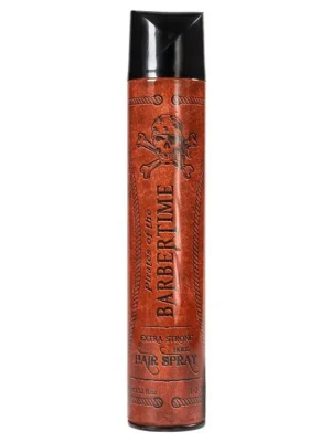 Ověřený BARBERTIME Hair Spray Extre Strong 400ml - velmi silný lak na vlasy pro muže
