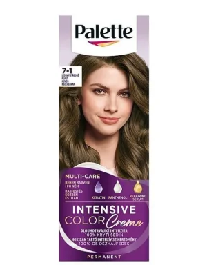 SCHWARZKOPF Palette 7-1 Intensive Color Creme - barva na vlasy - Ledová středně plavá Cenový Hit