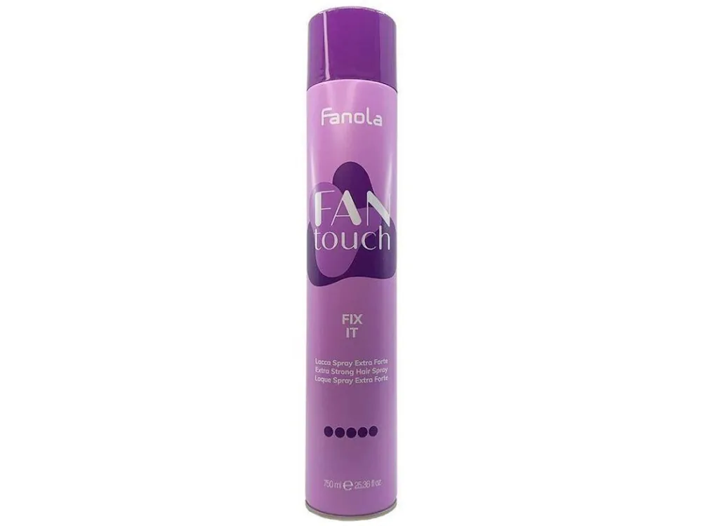 FANOLA Fan Touch Fix It Extra Strong Hair Spray 750ml - extra silně tužící lak na vlasy Sezónní Sleva
