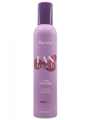 Originální FANOLA Fan Touch Curl Passion Mousse 300ml - pěnové tužídlo pro podporu vln