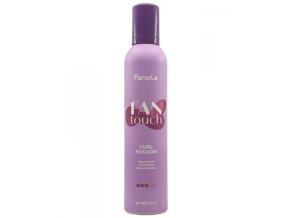 Originální FANOLA Fan Touch Curl Passion Mousse 300ml - pěnové tužídlo pro podporu vln