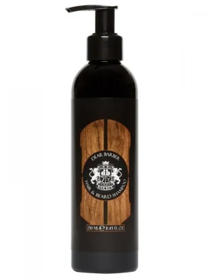 Nejlepší Cena DEAR BARBER Hair And Beard Shampoo 250ml - pánský šampon na vlasy a vousy