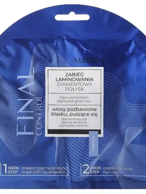 Nízká Cena MARION Final Control Hair Lamination Diamond Mask 20ml - maska pro diamantový lesk vlasů