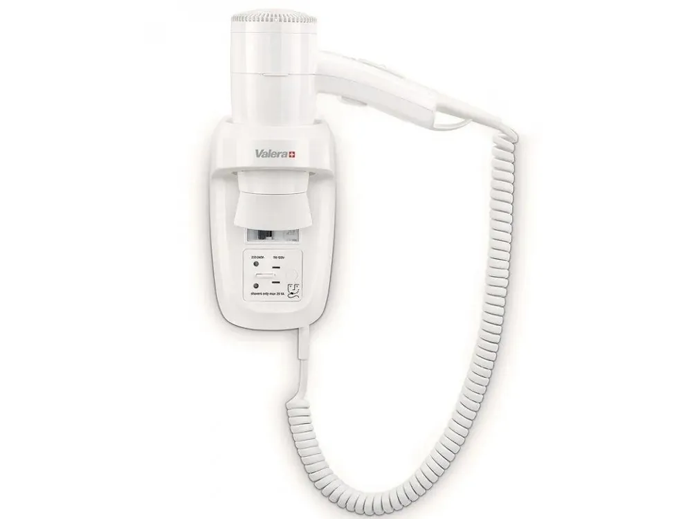 Víkendová Akce VALERA 533.05 044.05 Premium Smart 1600 Shaver hotelový fén se zásuvkou pro holící strojek - 1600W