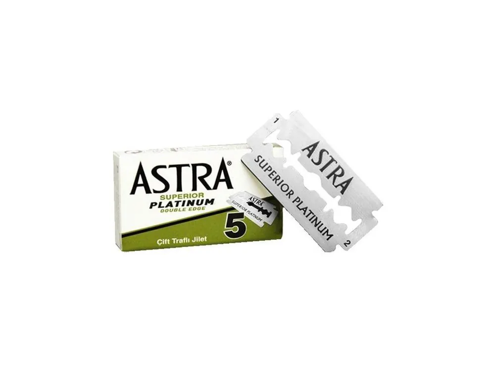 ASTRA Platinum Superior Double Edge - klasické oboustranné žiletky 5ks - 1balení Oblíbený
