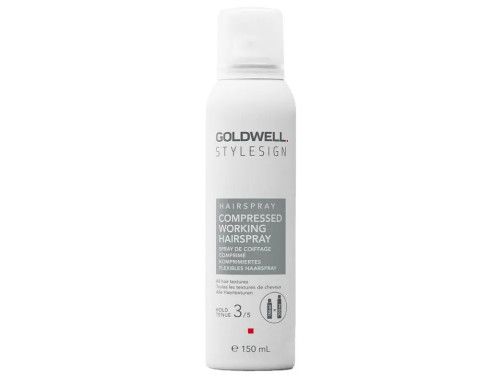 Sleva GOLDWELL StyleSign Compressed Working Hairspray 150ml - středně tužící lak proti krepatění