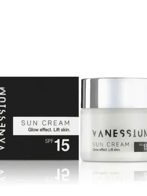 VANESSIUM Suncare Glow Effect Lift Skin Sun Cream SPF 15 50 ml Horká Nabídka