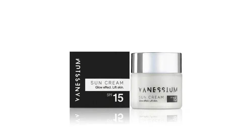 VANESSIUM Suncare Glow Effect Lift Skin Sun Cream SPF 15 50 ml Horká Nabídka